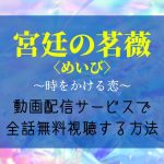 中国ドラマ『宮廷の茗薇(めいび)』再放送を見逃したら