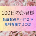 『100日の郎君様』全話無料で見る方法｜動画配信サイトを比較