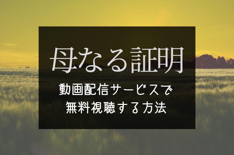 『母なる証明』NETFLIXやAmazonプライムで配信見れる？