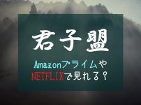 『君子盟』アマゾンプライムやNETFLIXどこで見れる？